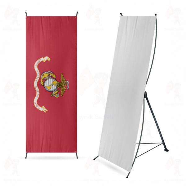 United States Marine Corps X Banner Bask�