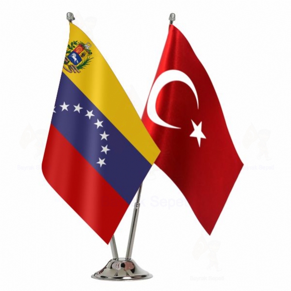 Venezuela 2 Li Masa Bayraklar�
