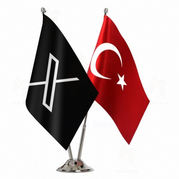 X Twitter 2 Li Masa Bayraklar�