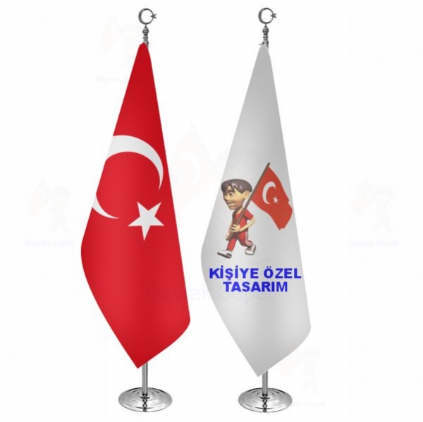 �kili Makam Bayra�� Seti (Krom Direkli)