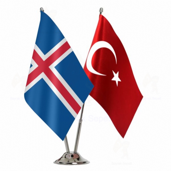�zlanda 2 Li Masa Bayraklar�
